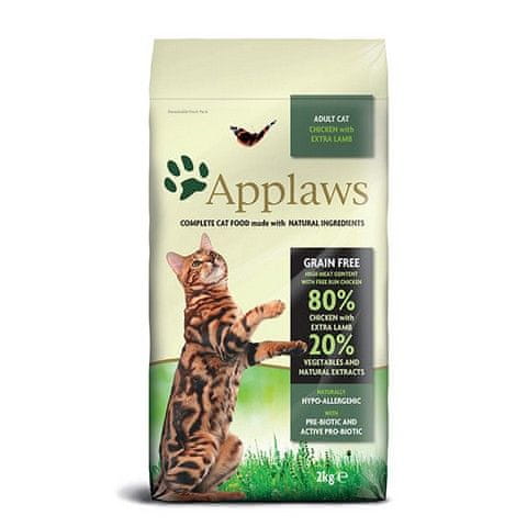 Applaws hrana za mačke, piletina i janjetina, 2 kg