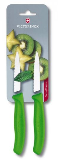 Victorinox nož za povrće (6 7636 L114B), 2 kom, zeleni