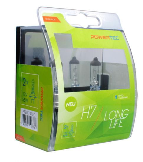 PowerTech žarulje Long Life (2xH7)