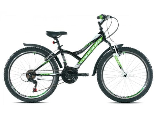 Capriolo dječji brdski bicikl MTB Diavolo 400 FS 13, zeleni