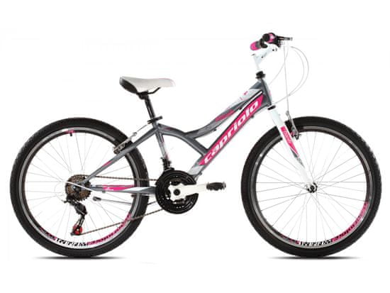 Capriolo dječji brdski bicikl MTB Diavolo 400 13, rozi