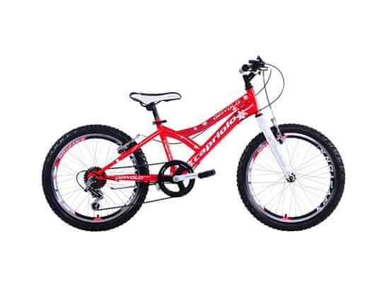 Capriolo dječji brdski bicikl MTB Diavolo 200 11.5, crveno-bijeli