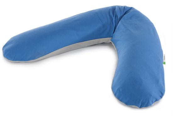 Theraline jastuk za dojenje, BIO pamuk, plavo/sivi