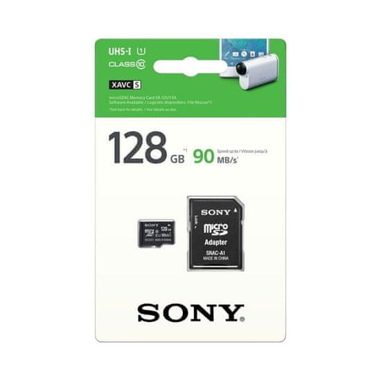 Sony memorijska kartica SR-G1UY3A, microSDXC/SDHC, 128GB, 90mb/s + adapter