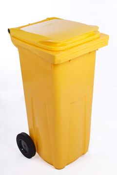 J.A.D. TOOLS kanta za otpad 240 l, žuta plastika