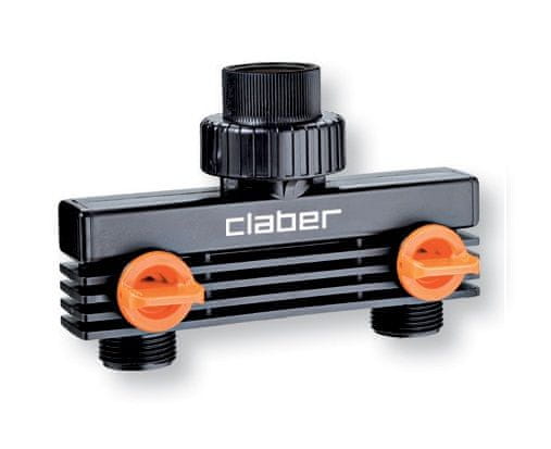 Claber priključak za vodu, dvostruki, 3/4 "(8589)