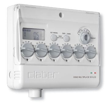 Claber kontrolni tajmer Multipla, DC 9V/LCD (8060)