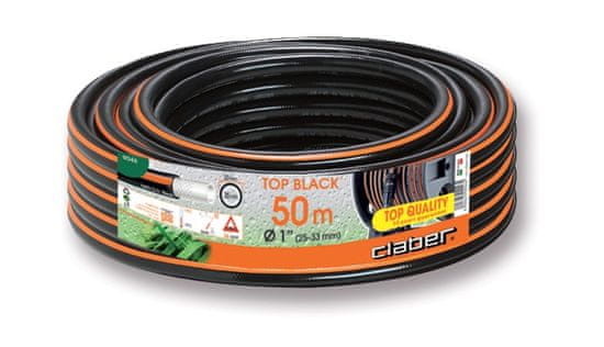 Claber cijev za vodu Top-Black 1", 50 m (9046)