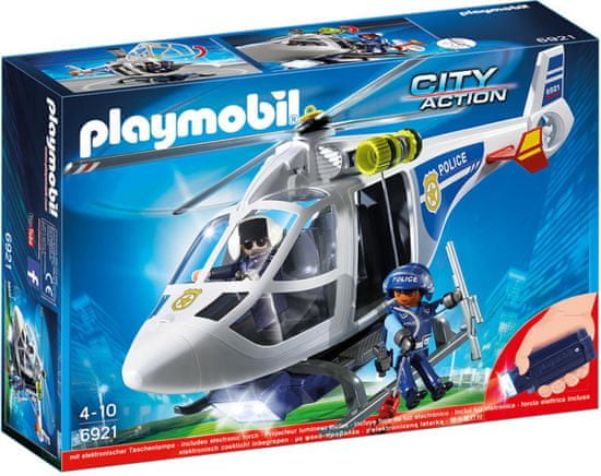 Playmobil 6921 Policijski helikopter s LED svjetiljkom
