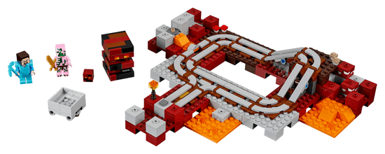 LEGO Minecraft 21130 Željeznica u Netheru