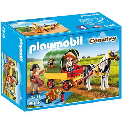 Playmobil Piknik s ponijem i kolima (6948)