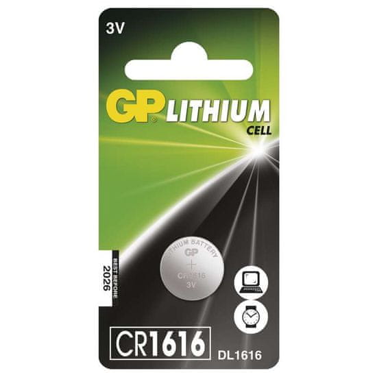 GP baterija Lithium CR1616 1BL 3V, 1 kom