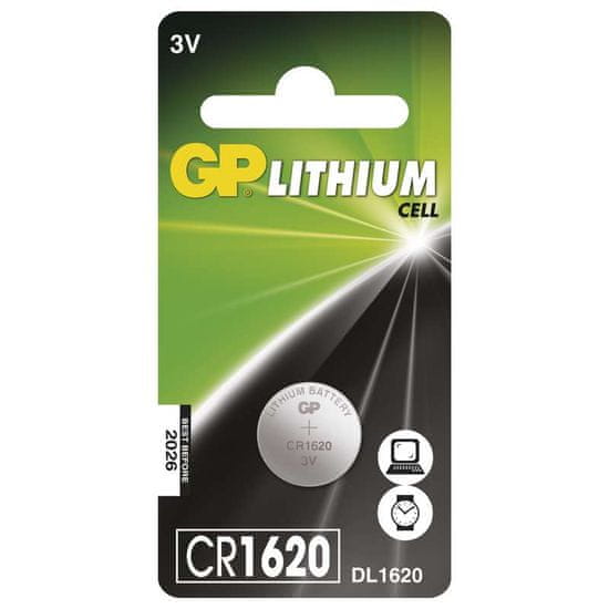 GP baterija Lithium CR1620 1BL 3V, 1 kom
