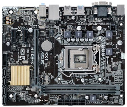 ASUS matična ploča MB H110M-K, LGA 1151, DDR4, mATX