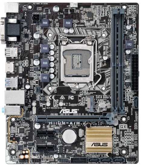 ASUS matična poloča MB H110M-A/M.2, LGA 1151, DDR4, mATX