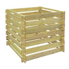 Portoss drveni komposter 70×80×80 cm