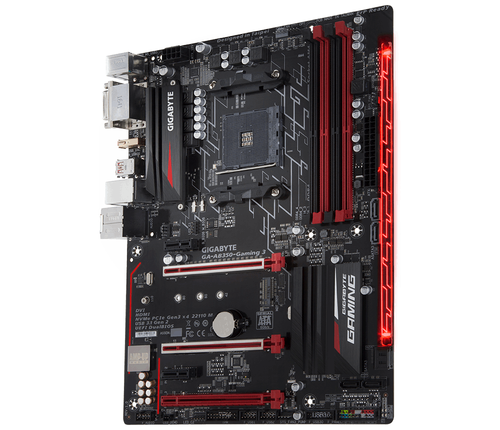 Gigabyte matična ploča GA-AB350-GAMING 3, DDR4, SATA3,