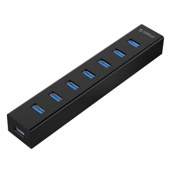 Orico USB hub H7013-U3-AD, USB 3.0, 7 ulaza, crni