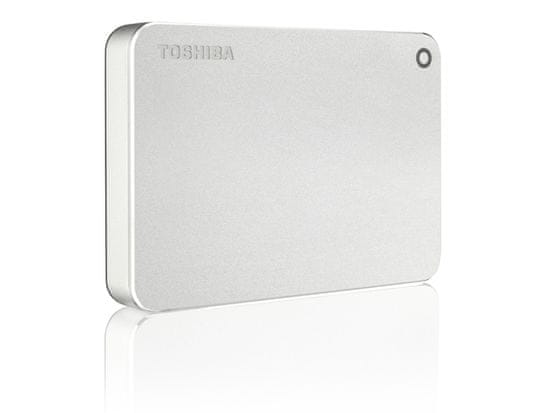TOSHIBA vanjski disk 2TB Canvio Premium, 2,5, USB 3.0 Type-C, backup&lock software, srebrni