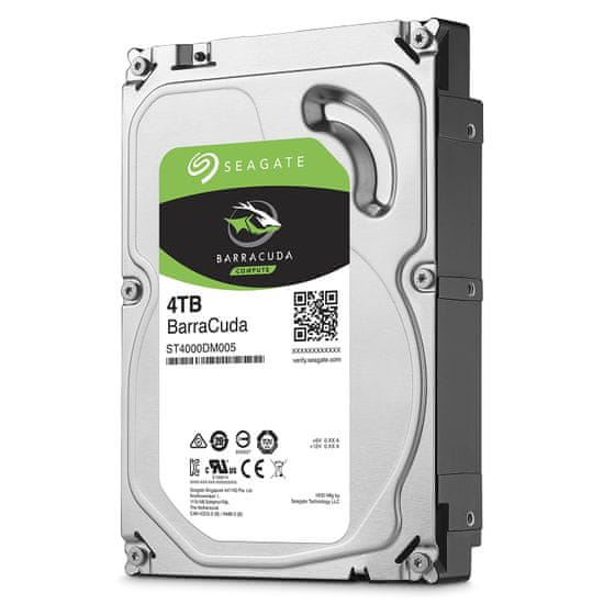 Seagate tvrdi disk BarraCuda 3,5", 4TB, SATA3, 6GB/s, 64MB, 7200 okretaja