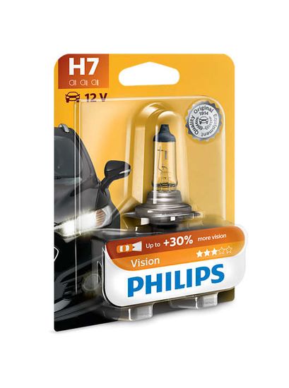Philips halogena žarulja H7 Vision + 30%, 12 V