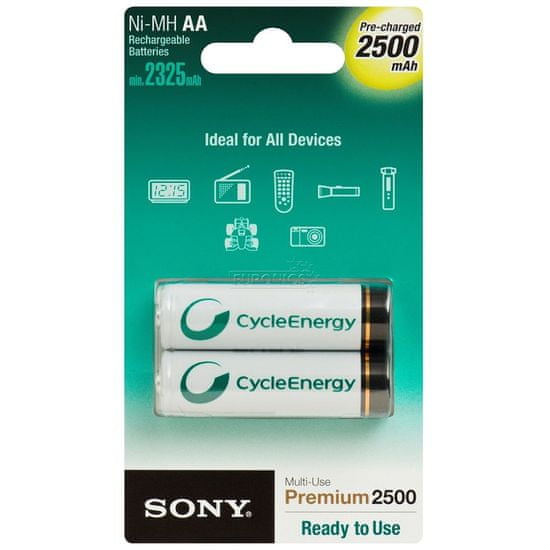 Sony punjive baterije 2x AA 2500mAh