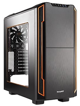 Be quiet! kućište Silent Base 600, s oknom, midiATX, crno/narančasto (BGW05)