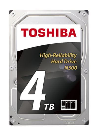 TOSHIBA tvrdi disk N300 za NAS/video nadzor, 4TB (HDWQ140UZSVA)