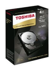 TOSHIBA tvrdi disk N300 za NAS/video nadzor, 4TB (HDWQ140UZSVA)