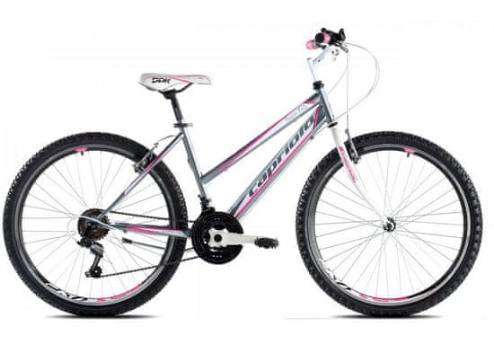 Capriolo brdski bicikl MTB Passion, sivo-rozi