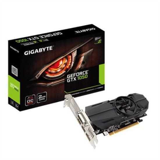 Gigabyte grafička kartica GTX 1050 OC Low Profile 2G, 2GB GDDR5, PCI-E 3.0 (GV-N1050OC-2GL)
