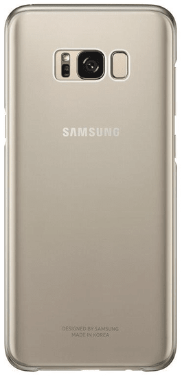 Samsung maska Clear View za Galaxy S8 Plus, transparentno zlatna (EF-QG955CBE)