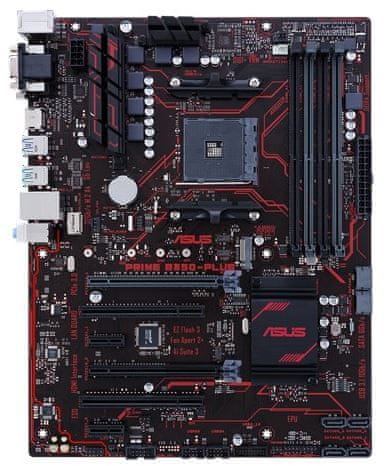 ASUS matična ploča PRIME B350-PLUS, DDR4, SATA3, USB3.1Gen2,AM4 ATX