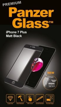 PanzerGlass premium zaštitno staklo iPhone 7 Plus, mat crno