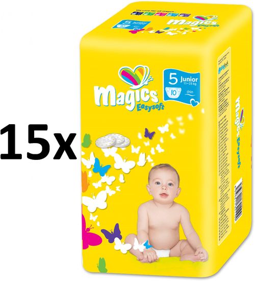 Magics Easysoft 5 Junior (11-25 kg) Multipack 150 kom (15x10 kom)