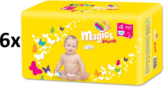 Magics Pelene Easysoft 4 Maxi (7-18 kg) Megapack 288 kom (6x48 kom)