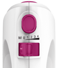 Bosch ručni mikser, bijelo-rozi, MFQ2210PS