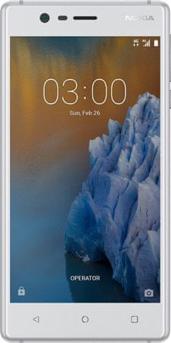 Nokia mobilni telefon 3 Dual Sim, srebrni
