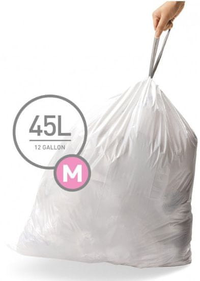Simplehuman vreće za smeće 45 l, tipa M, 5 x 20 komada
