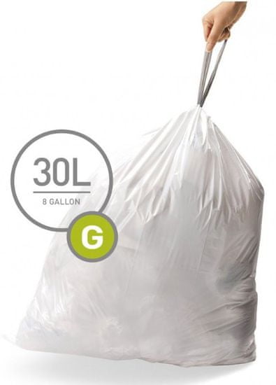 Simplehuman vreće za smeće tipa G (30 l), 100 komada