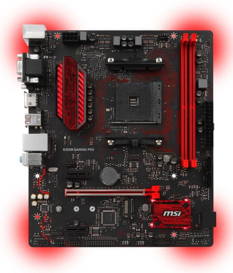 MSI matična ploča B350M GAMING PRO AM4
