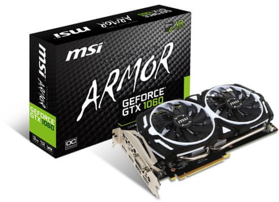 MSI GeForce GTX 1060 ARMOR 3G OCV1, 3GB GDDR5 (GTX 1060 ARMOR 3G OCV1 )