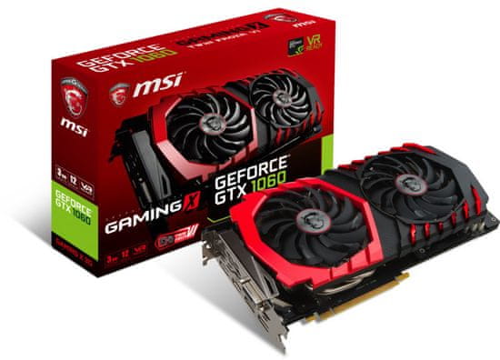 MSI GeForce GTX 1060 GAMING X 3G, 3GB GDDR5 (GTX 1060 GAMING X 3G )