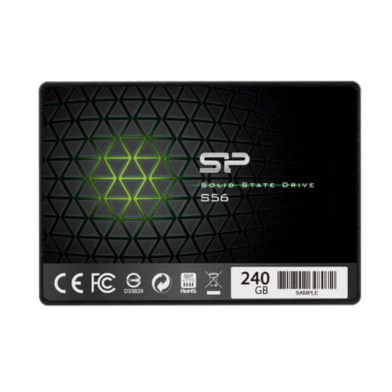 Silicon Power SSD disk S56 240GB, 7mm SATA ECC RAID (SP240GBSS3S56B25)