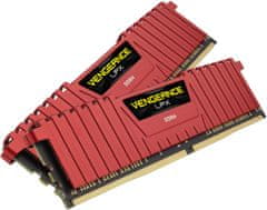 Corsair memorija (RAM) VENGEANCE LPX 16 GB (2 x 8 GB), DDR4, DIMM, 3200 MHz, crvena (CMK16GX4M2B3200C16R)