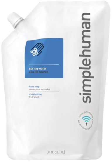 Simplehuman hidratantni tekući sapun, 1 l spring water