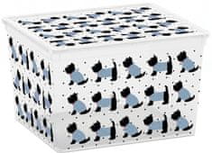 Kis kutija za spremanje C-Box Cute Animals, Cube, 27 l