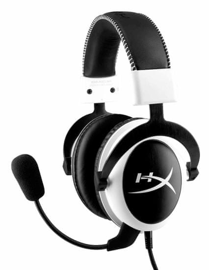 Kingston slušalice s mikrofonom HyperX Cloud, bijele (KHX-H3CLW)