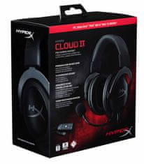 HyperX slušalice s mikrofonom HyperX Cloud II, metal crne