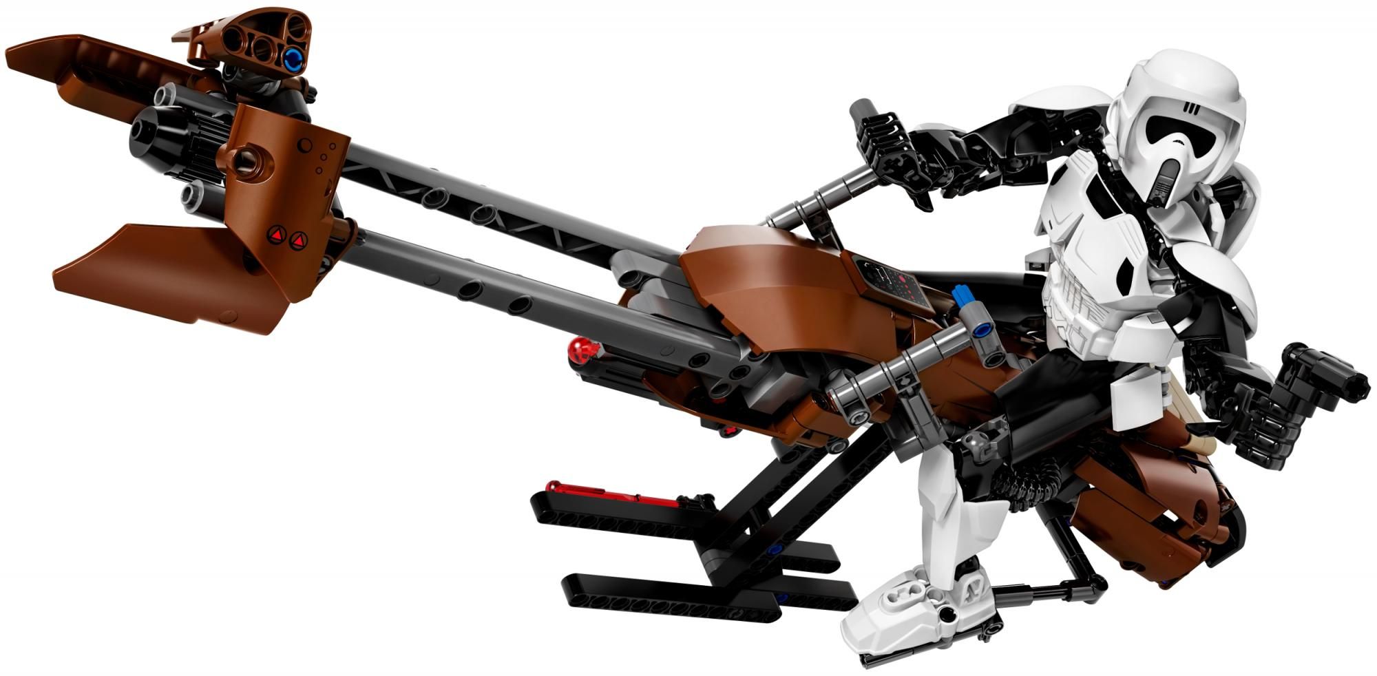 Lego star wars scout trooper & speeder bike 75532 deals